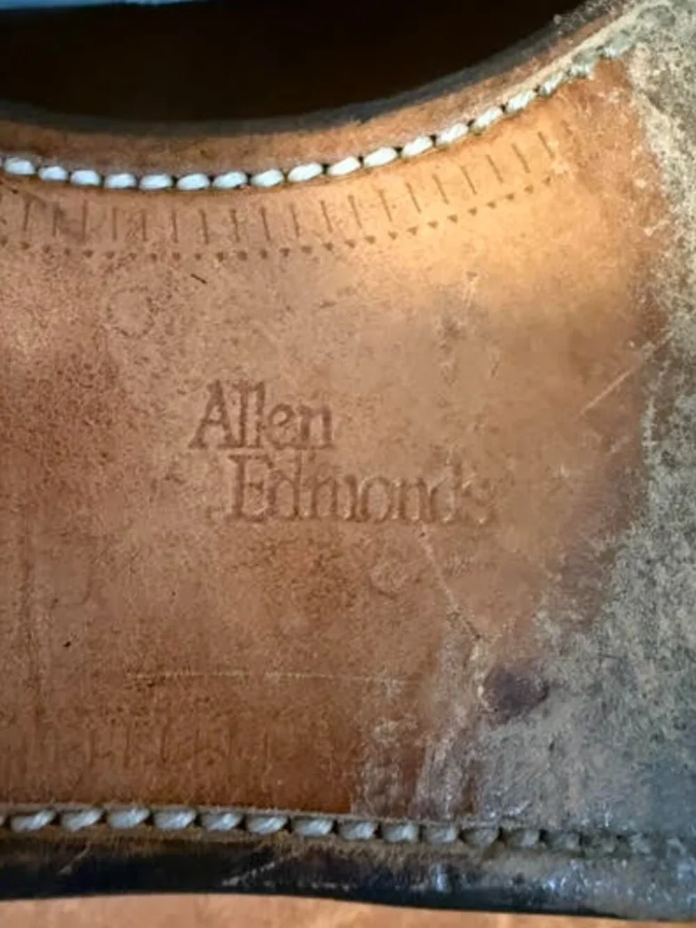 Allen Edmonds Broadstreet-style black-and-white spectator/wingtips